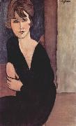 Amedeo Modigliani Portrat der Madame Reynouard oil painting reproduction